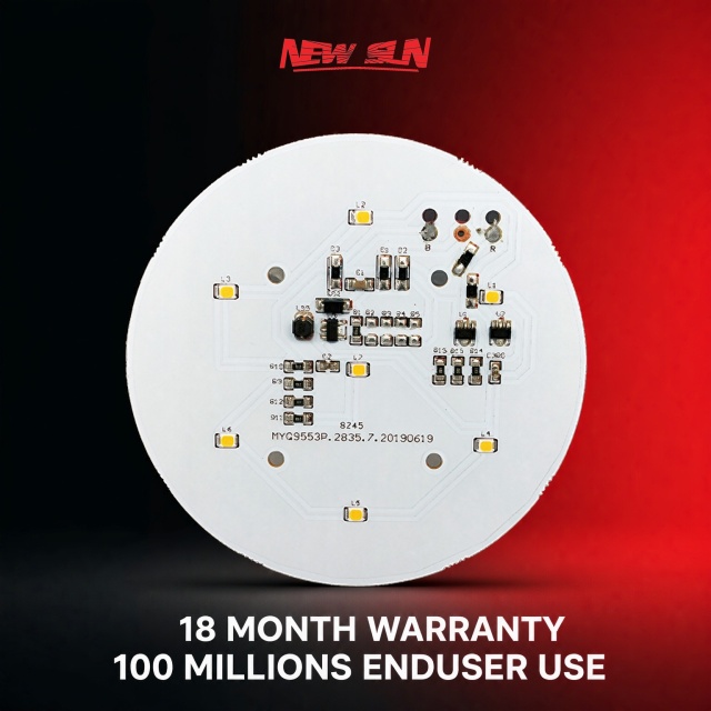 LED 4" 7LED Round Light PCBA