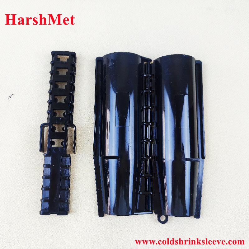 Gel Seal Clamshell Enclosure for 1/2" Cable to 4.3-10 Mini Din Connector,Cold Shrink Sleeve Silicone & EPDM Cold Shrink Tube Manufacturer,Gel Seal Clamshell Enclosure for 1/2" Cable to 4.3-10 Mini Din Connector