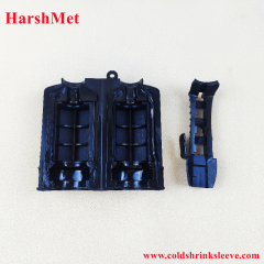 Cierre de gel para cable de 1/2" a conector DIN de antena 7-16, versión corta,HarshMet,Cierre de gel para cable de 1/2" a conector DIN de antena 7-16, versión corta