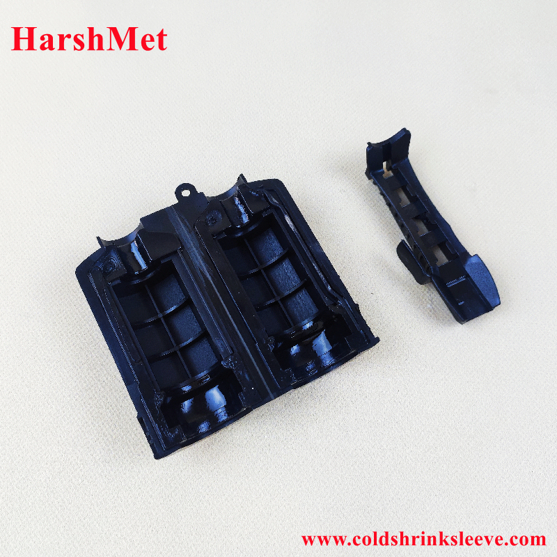Cierre de gel para cable de 1/2" a conector DIN de antena 7-16, versión corta,HarshMet,Cierre de gel para cable de 1/2" a conector DIN de antena 7-16, versión corta