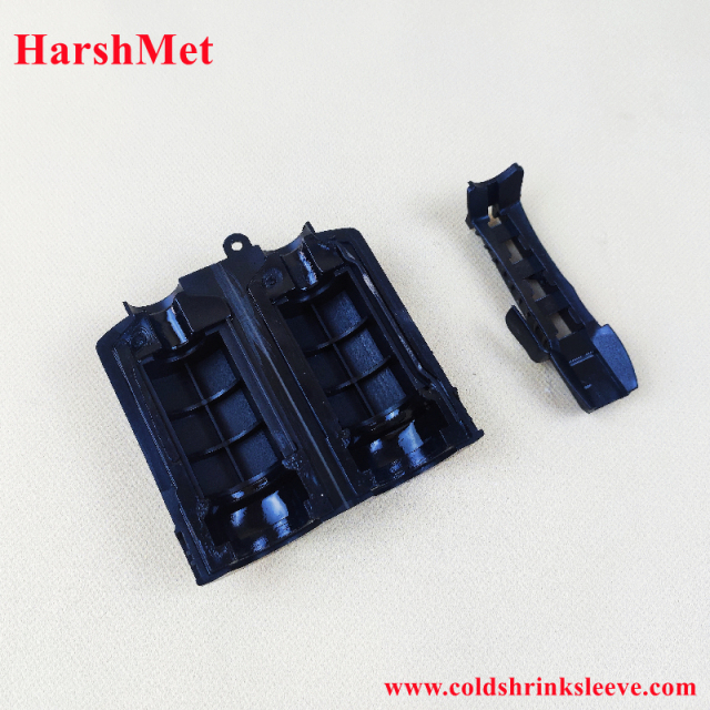 Cierre de gel para cable de 1/2" a conector DIN de antena 7-16, versión corta,HarshMet,Cierre de gel para cable de 1/2" a conector DIN de antena 7-16, versión corta