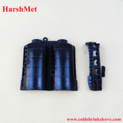 Cierre de gel para cable de 1/2" a conector DIN de antena 7-16, versión corta,HarshMet,Cierre de gel para cable de 1/2" a conector DIN de antena 7-16, versión corta