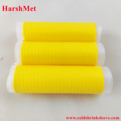 Yellow Silicone Rubber Cold Shrink Tubing,Cold Shrink Sleeve Silicone & EPDM Cold Shrink Tube Manufacturer,Yellow Silicone Rubber Cold Shrink Tubing
