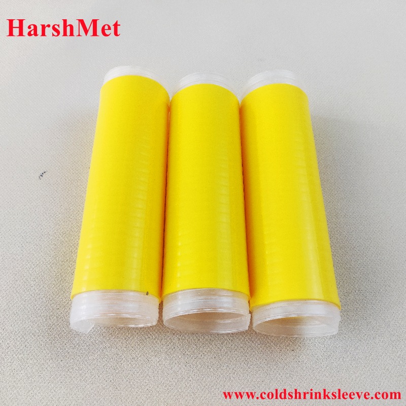 Yellow Silicone Rubber Cold Shrink Tubing,Cold Shrink Sleeve Silicone & EPDM Cold Shrink Tube Manufacturer,Yellow Silicone Rubber Cold Shrink Tubing