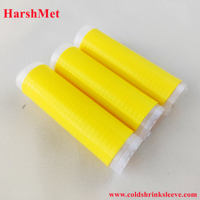 Yellow Silicone Rubber Cold Shrink Tubing,Cold Shrink Sleeve Silicone & EPDM Cold Shrink Tube Manufacturer,Yellow Silicone Rubber Cold Shrink Tubing