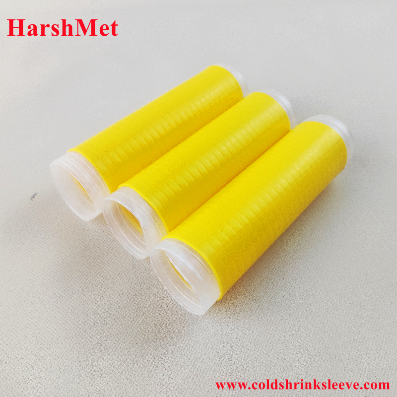 Yellow Silicone Rubber Cold Shrink Tubing,Cold Shrink Sleeve Silicone & EPDM Cold Shrink Tube Manufacturer,Yellow Silicone Rubber Cold Shrink Tubing