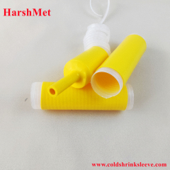 Yellow Silicone Rubber Cold Shrink Tubing,Cold Shrink Sleeve Silicone & EPDM Cold Shrink Tube Manufacturer,Yellow Silicone Rubber Cold Shrink Tubing