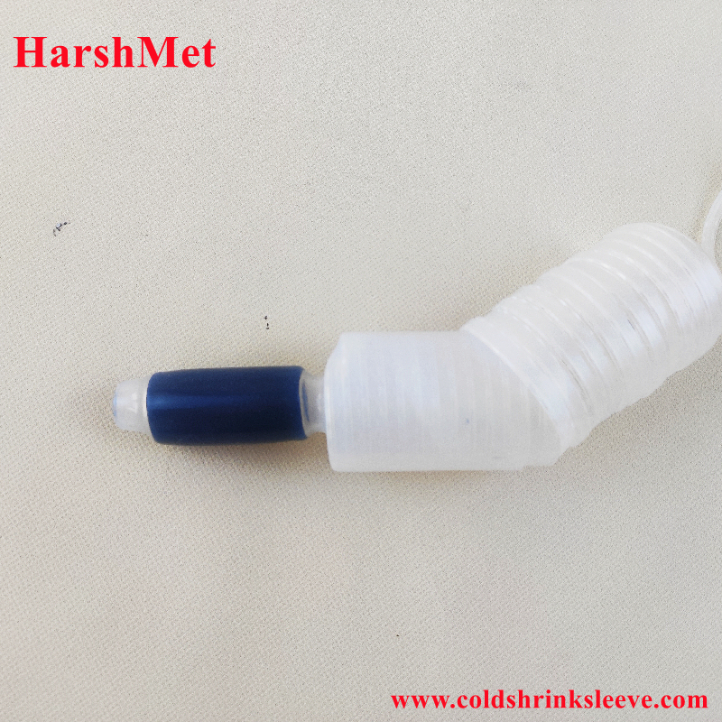 Tubo termoretraibile in gomma siliconica trasparente con un lato e mastice incorporato,HarshMet,Tubo termoretraibile in gomma siliconica trasparente con un lato e mastice incorporato