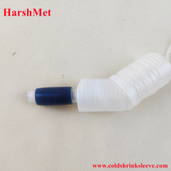 Tubo termoretraibile in gomma siliconica trasparente con un lato e mastice incorporato,HarshMet,Tubo termoretraibile in gomma siliconica trasparente con un lato e mastice incorporato
