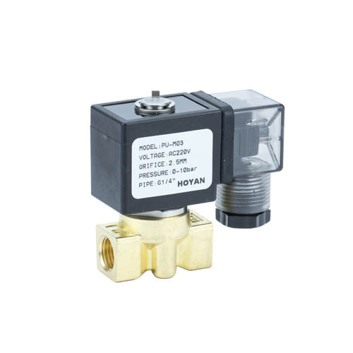 PU Series - Small Direct Acting - Normally Closed - 110