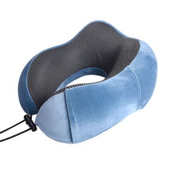 Uuname Travel Pillow Foam Pillow For Airplanes Memory Foam Neck Pillow U Shaped Pillow For Travel With Storage Bag  For Long Flights For Travel-F05