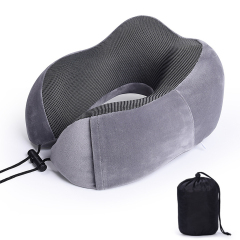 Uuname Travel Pillow Foam Pillow For Airplanes Memory Foam Neck Pillow U Shaped Pillow For Travel With Storage Bag  For Long Flights For Travel-F05