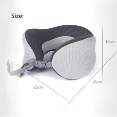 Uuname Travel U Shaped Pillow Memory Foam Pillow Neck Pillow With Carrying Pouch  Fordable And Portable Removable and Washable For Long Flights For Travel-F16