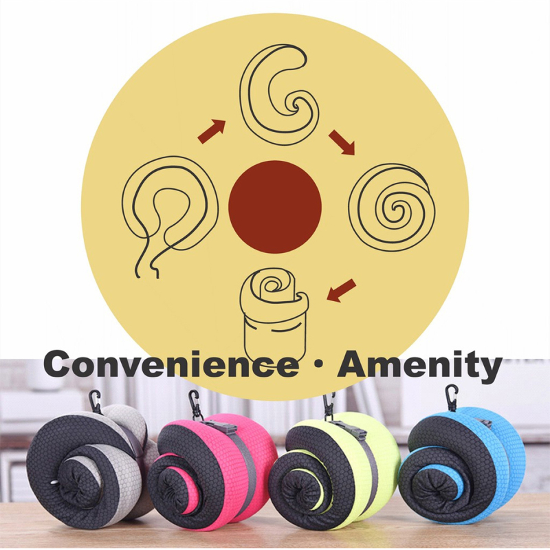 Uuname Travel U Shaped Pillow Memory Foam Pillow Neck Pillow With Carrying Pouch  Fordable And Portable Removable and Washable For Long Flights For Travel-F16