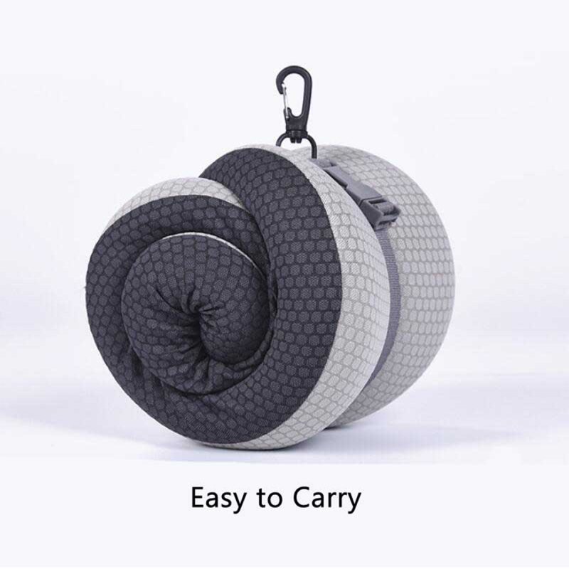 Uuname Travel U Shaped Pillow Memory Foam Pillow Neck Pillow With Carrying Pouch  Fordable And Portable Removable and Washable For Long Flights For Travel-F16