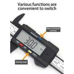 Uuname 150mm Digital Vernier Caliper Micrometer Caliper &amp; 2 Batteries