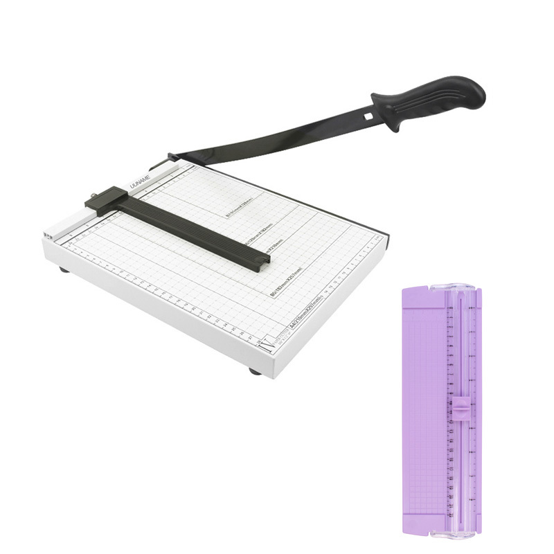 Uuname High Quality A4 Paper Trimmer Paper Guillotine Paper Cutter Crafts Maxim 12 Sheet Metal Base Plus A5 Paper Trimmer Easy, Safe and Accurate for Crafts, Gifts, Cards and More. Always Cuts Straight.-829-4