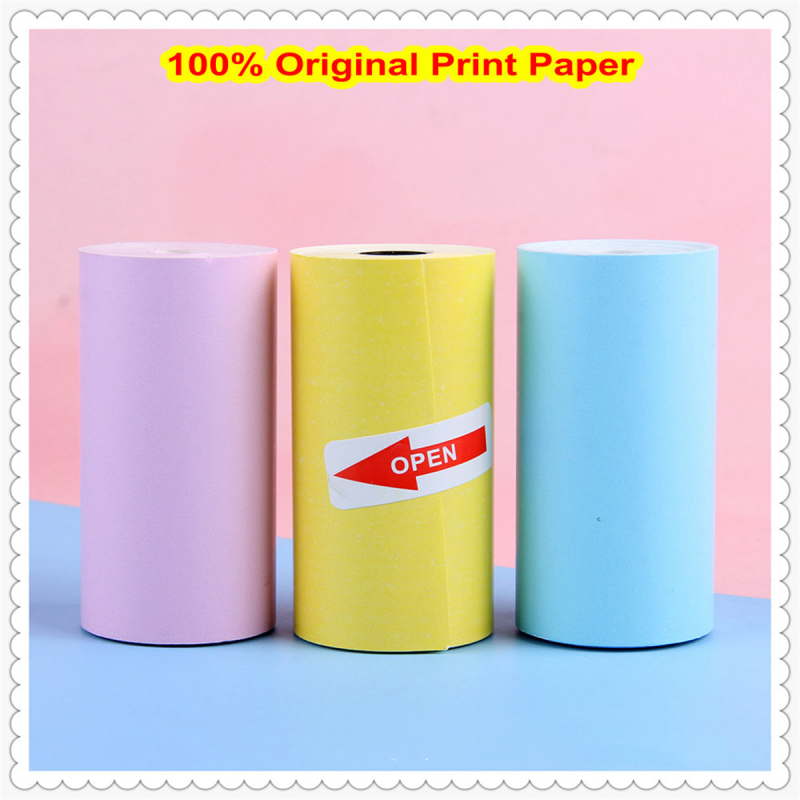 Uuname Mini Printer Pocket Printer Portable Wireless Mini Photo Printer Bluetooth Mini Thermal Printer  With USB Recharge with 9 Rolls Thermal Paper For Android & IOS-C23M9