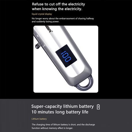 Professional Pet Dog & Cat Grooming Hair Clippers Trimmer Rechargeable -D86