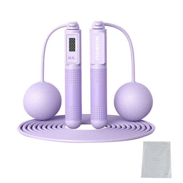 2 in 1 Cordless Digital Skipping Rope Cord Counter Jump Rope & Eva Bag-807