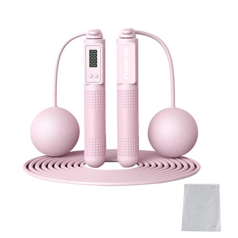 2 in 1 Cordless Digital Skipping Rope Cord Counter Jump Rope & Eva Bag-807