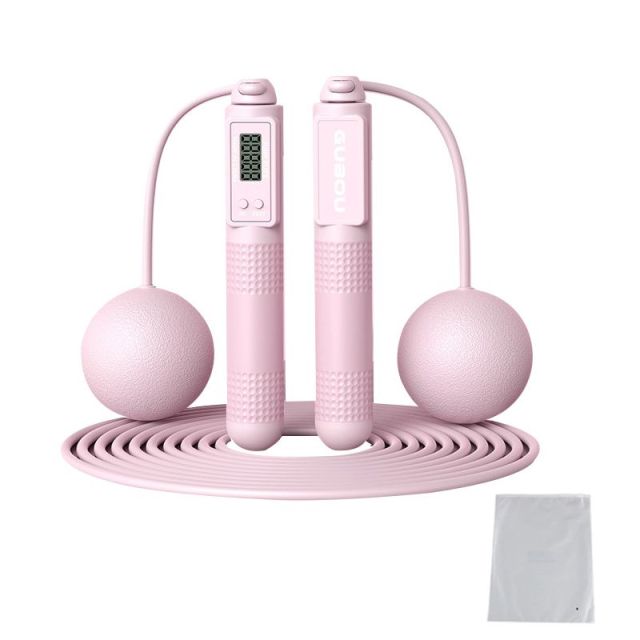 2 in 1 Cordless Digital Skipping Rope Cord Counter Jump Rope & Eva Bag-807