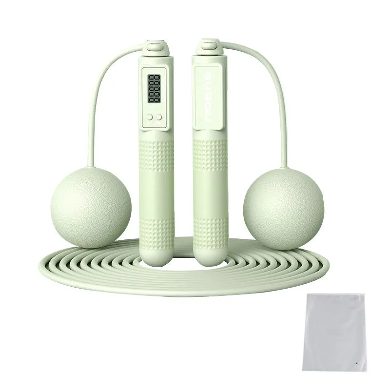 2 in 1 Cordless Digital Skipping Rope Cord Counter Jump Rope & Eva Bag-807