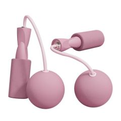 Uuname Ropeless Cordless Weighted Skipping Rope Jump Rope Workout-330 - Pink