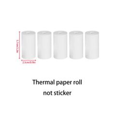 Thermal Paper Sticker Paper 57X25mm Self-adhesive Paper Set-13 Rolls