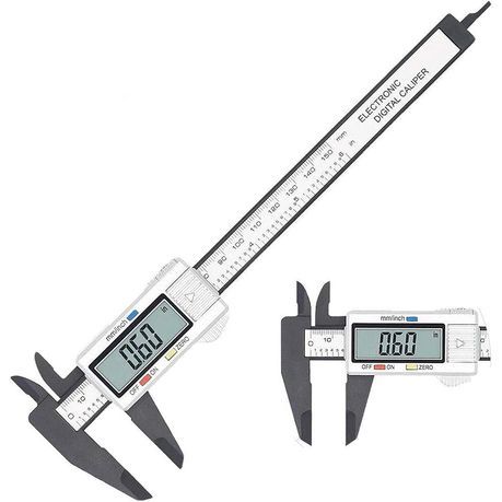 150mm Digital Vernier Caliper Micrometer Caliper & 2 Batteries