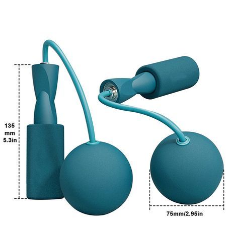 Uuname Ropeless Cordless Weighted Skipping Rope Jump Rope Workout-330 - Pink