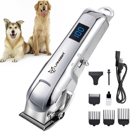 Professional Pet Dog & Cat Grooming Hair Clippers Trimmer Rechargeable -D86