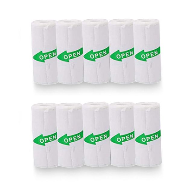 Printable Thermal Paper Sticker Paper 57X25mm Self-adhesive Paper -10 Rolls