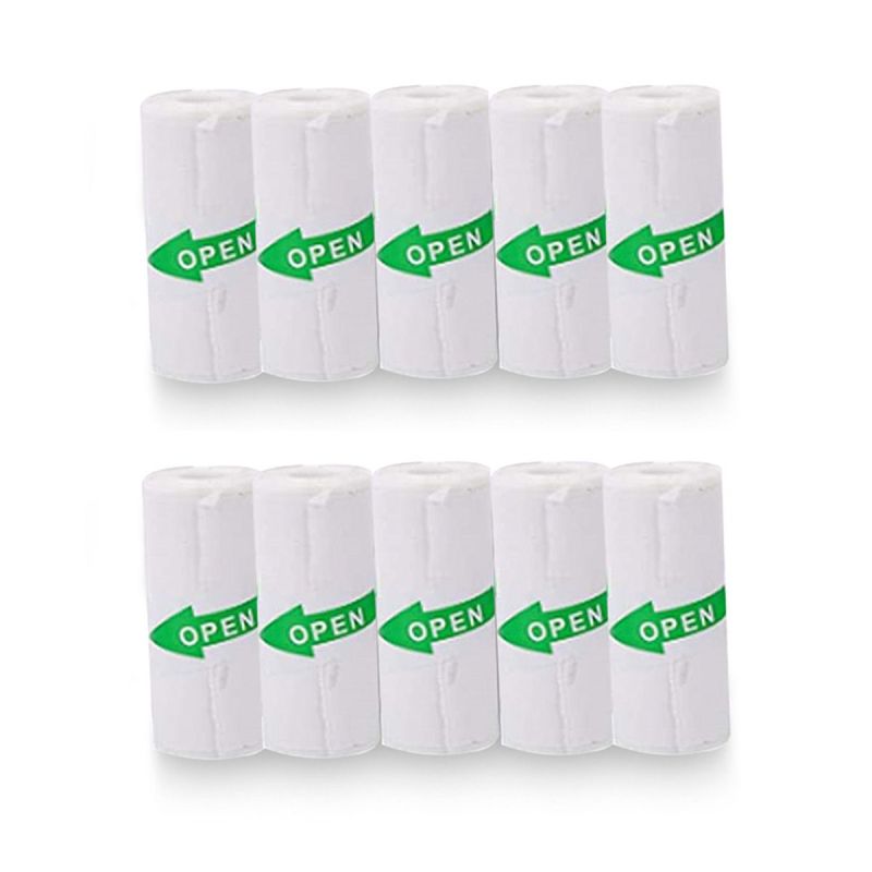 Printable Thermal Paper Sticker Paper 57X25mm Self-adhesive Paper -10 Rolls