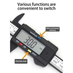 150mm Digital Vernier Caliper Micrometer Caliper & 2 Batteries