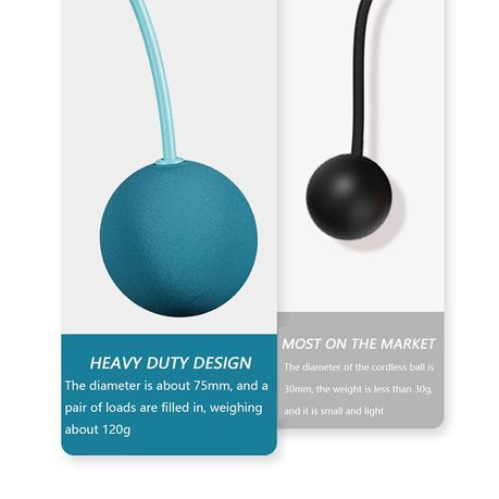 Uuname Ropeless Cordless Weighted Skipping Rope Jump Rope Workout-330 - Pink