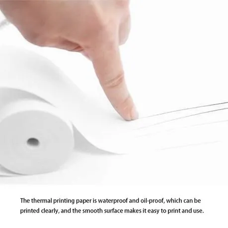 Thermal Paper Sticker Paper 57X25mm Self-adhesive Paper Set-13 Rolls