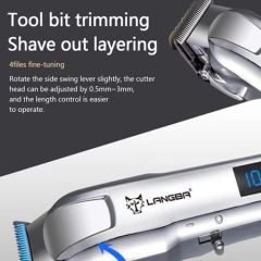 Professional Pet Dog & Cat Grooming Hair Clippers Trimmer Rechargeable -D86