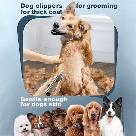 Professional Pet Dog & Cat Grooming Hair Clippers Trimmer Rechargeable -D86