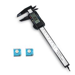 150mm Digital Vernier Caliper Micrometer Caliper & 2 Batteries