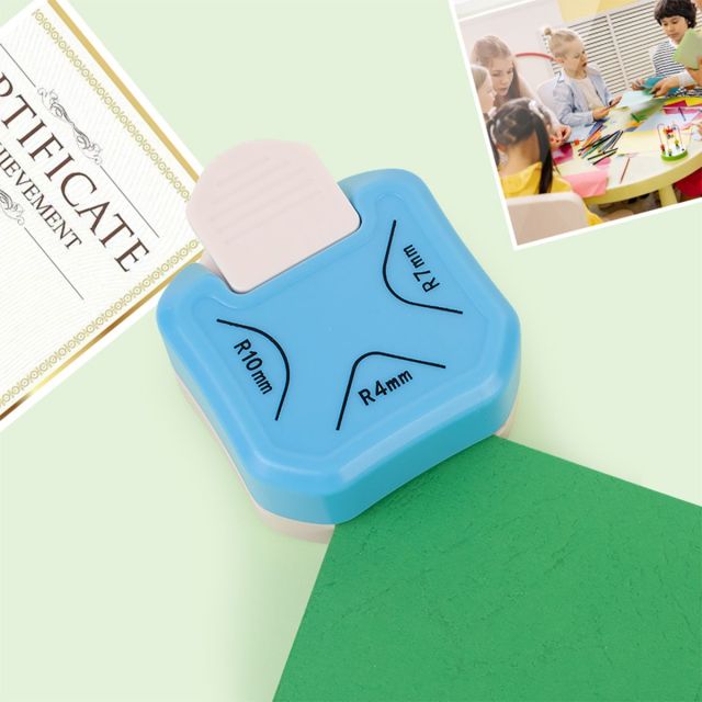 3 in 1 R4/R7/R10mm Corner Rounder Punch Corner Trimmer Cutter For Diy-802