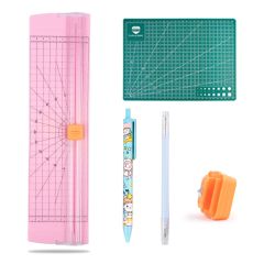 A4 Paper Trimmer & 1 Knife Pen 1 Double Head Pen 1 Blade 1 Cutting Mat-810