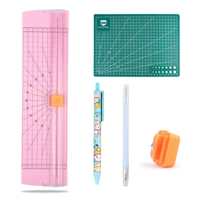 A4 Paper Trimmer & 1 Knife Pen 1 Double Head Pen 1 Blade 1 Cutting Mat-810