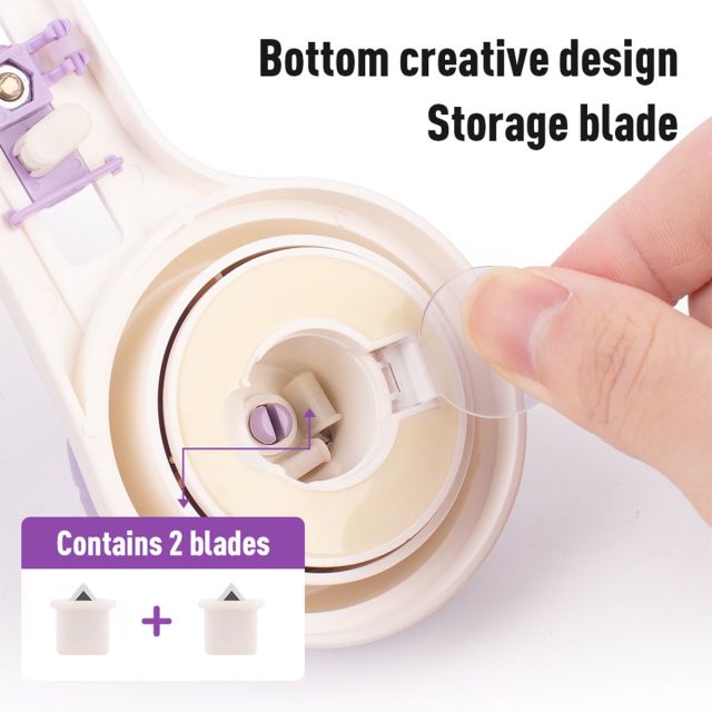 Uuname Paper Circle Cutter &1 Knife Pen 1 Double Head Pen 3 Blade 1 Mat-818