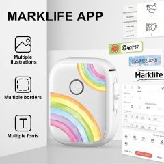 Marklife Mini Portable Sticker Thermal Bluetooth Barcode Label Printer-P12