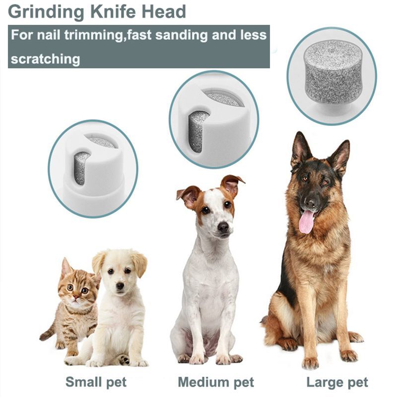 4 in1 Pet Clippers LED Display Electric Cat Dog Hair Nail Grooming Kit-803