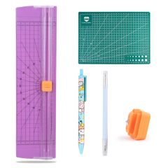 A4 Paper Trimmer &amp; 1 Knife Pen 1 Double Head Pen 1 Blade 1 Cutting Mat-810