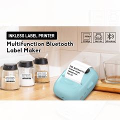 Mini Portable Sticker Thermal Printer Bluetooth Barcode Label Printers-P50