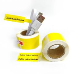 Marklife-P50 Printable Cable Labels Paper-25x78MM -100 Thermal Labels-056