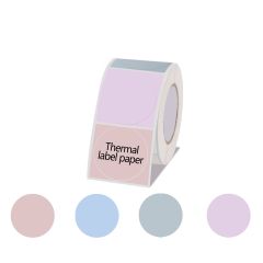 Marklife P50 Round Colorful Thermal Label Paper -24x24mm 260 Labels-037